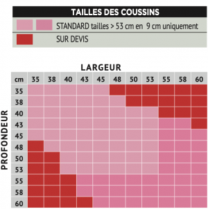 Image Active O² (Coussins Vicair : Positionnement )